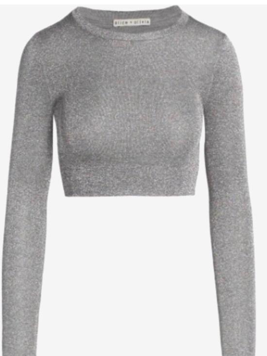 Alice + Olivia Tops - Alice + Olivia Ciara Crop Top